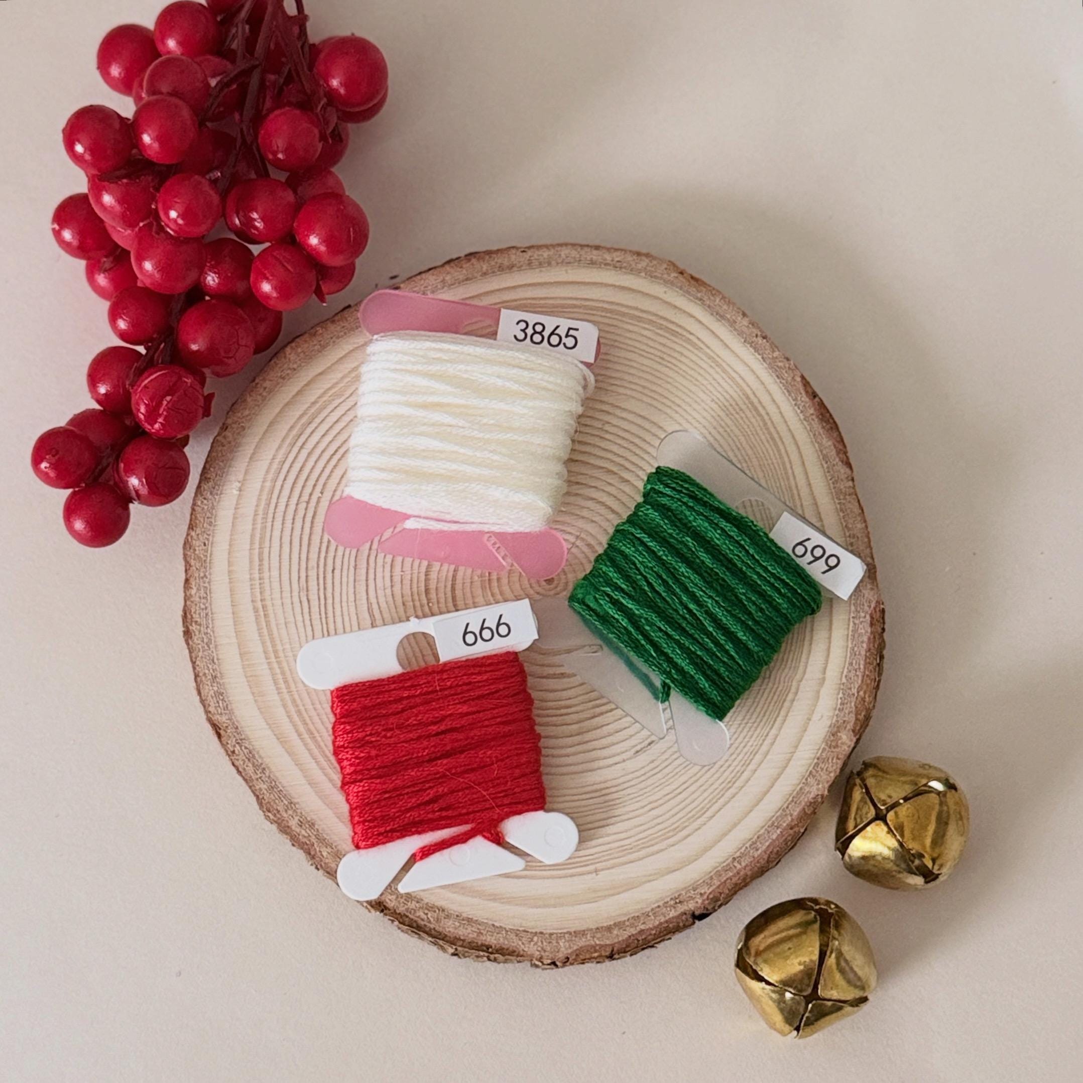 Personalized Embroidered Letters | Christmas Tree Decoration | Gift Ideas | Handmade Embroidery |  Embroidery Hoop | Velvet Ribbon